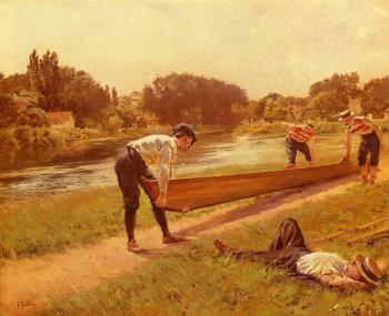 費迪南德 約瑟夫 蓋爾德裡 Le Repos Des Canotiers 費迪南德 約瑟夫 蓋爾德裡 Le Repos Des Canotiers